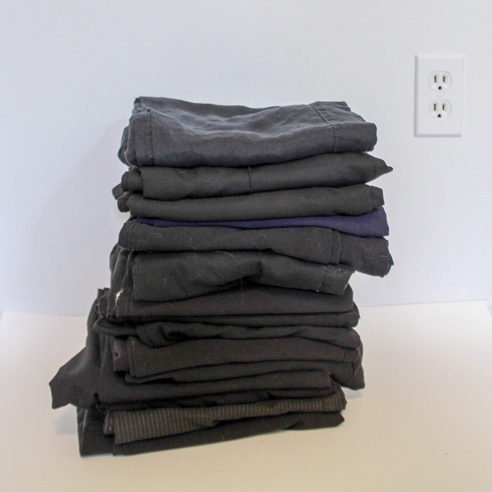 15 PACK OF BLACK DRESS PANTS Express, Ann Taylor